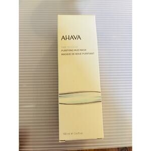 AHAVA Time to Clear Purifying Mud Facial Mask 3.4 fl.oz NIB - MSRP $35
